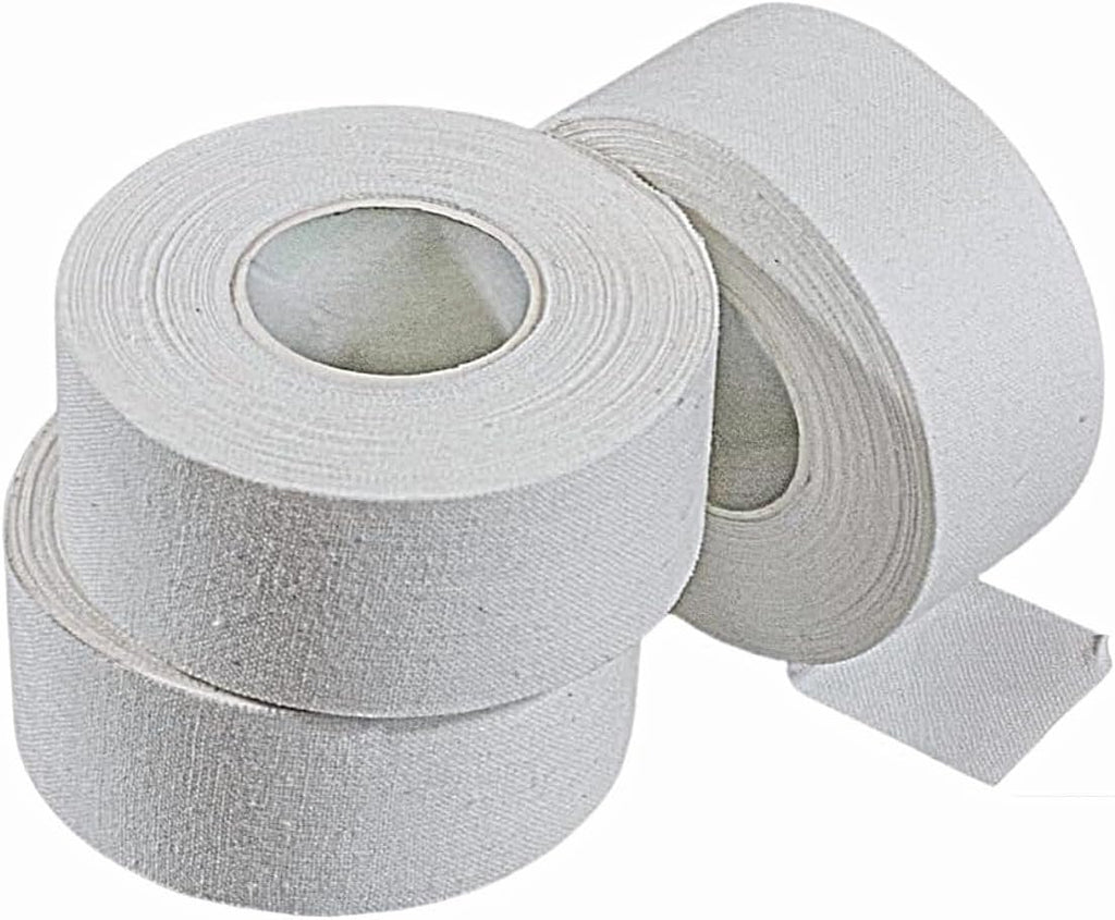 Vakly Athletic Tape 1 in x 10 yd (3 Pack) – Porous Breathable Cloth Sports Tape for Athletic Training, Muscle & Joint Support, Medical Adhesive Tape for Wrists, Ankles & Injuries