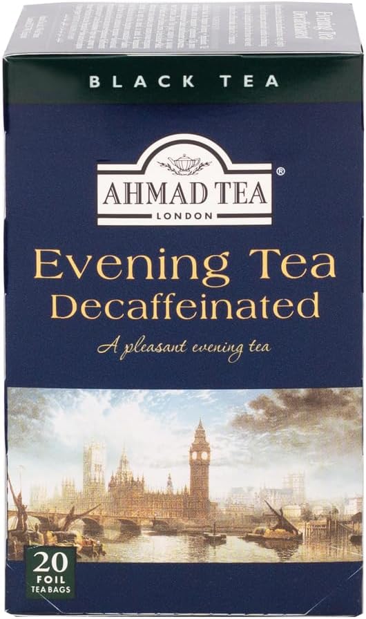 Ahmad Tea Decaffeinated Evening Tea, 120 Count (Pack of 6)