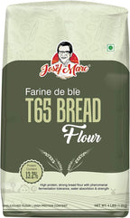 Buffo Farine De Ble T65 Bread Flour, 4 LBS (1.8kg) - Unbleached & High Protein Flour, All Purpose Bread Flour, Strong Bread Flour
