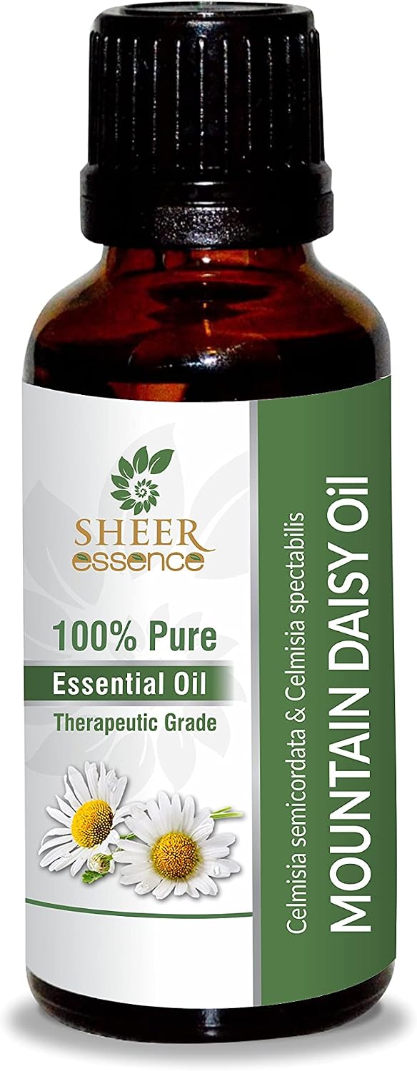 Mountain Daisy Oil -(Celmisia Semicordata & Celmisia Spectabilis)- Essential Oil 100% Pure Natural Undiluted Uncut Therapeutic Grade Oil 33.81 Fl.OZ