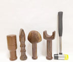 Hammer Spine Set,Hammer Chiropractic Equipment Set,Chiropractic Adjustment Hammer,4-Piece Set,Smooth Wooden Structure,for People Who are Tired and Sleep Deprived