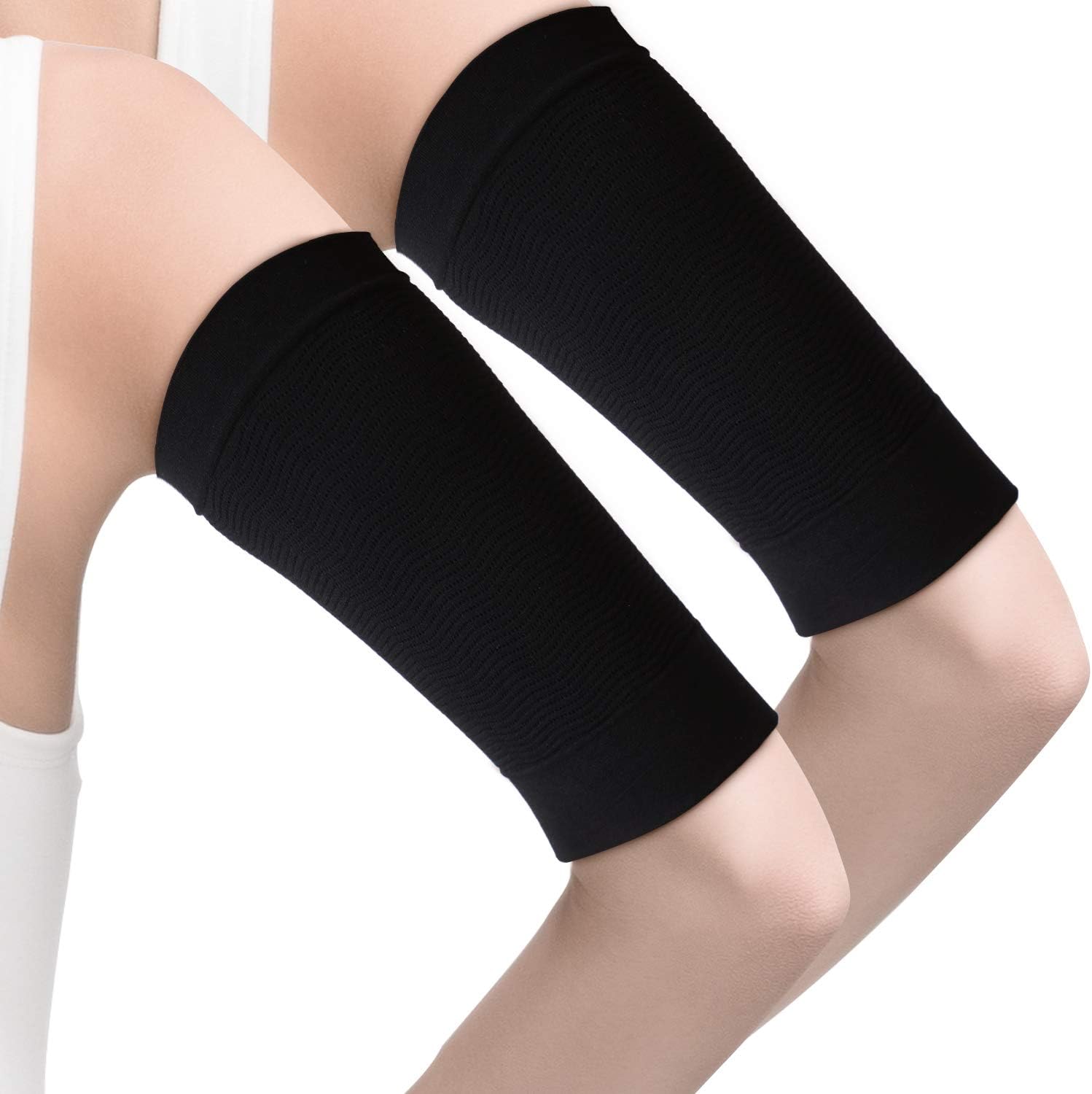 WILLBOND 4 Pairs Slimming Arm Shaper Sleeve for Women Men Upper Flabby Arm Sleeve for Slimming Sun Protection Tattoo Cover up