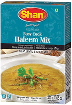Shan Easy Cook Haleem Recipe Mix 10.5 oz (300g) - Spice Powder for Traditional Meat, Lentil and Wheat Curry - Suitable for Vegetarians - Airtight Bag in a Box