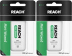 REACH Mint Waxed Floss 200 Yards (Pack of 2)