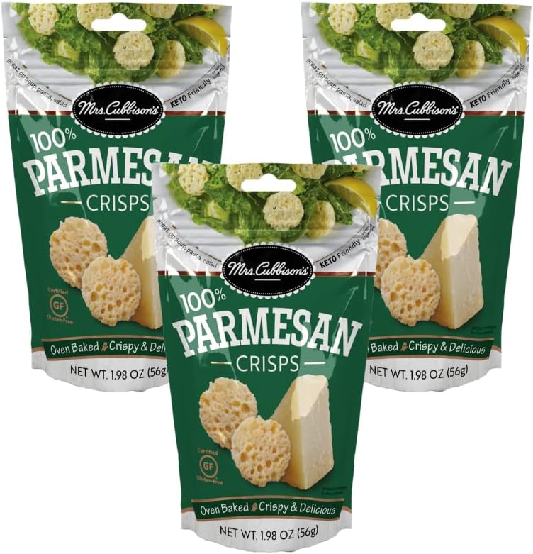Mrs. Cubbison's Cheese Crisps Great for Snacking and Salad Topper (1.98 Ounce (Pack of 3))