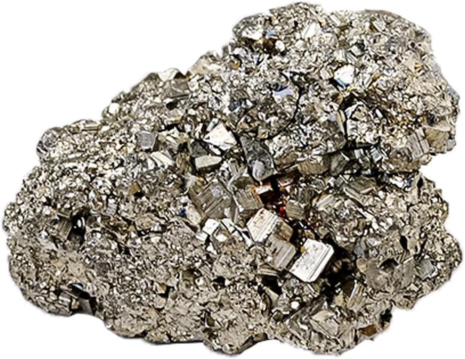 Apengshi Pyrite Raw Stones Natural Crystal and Healing Stones Rough Rocks Reiki Chakra Fountain Home Garden Decor Yoga Meditation DIY Stone 1.2-2''