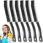 6 Pcs Hard Bristle Crevice Cleaning Brush - Grout & Gap Crevice Brush for Bathroom Gap, Corners, Window Tracks, Kitchen Sink, Tight Spaces and More Multifunctional Gap Brush