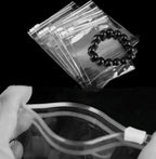 100 Self Seal PVC Pack Zipper Lock Bags,Clear Jewelry Anti Oxidation Bag Clarity Tarnish Prevention,Small Sealed Bag,Resealable packaging or Storage of Jewelry, Earrings and Rings (9x13cm/3.5x5inch)