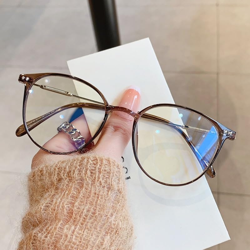 Clear Vision Eyeglasses Anti Eyestrain Computer Readers Oversized Reading Glasses Anti Blue Light Flat Light Mirror
