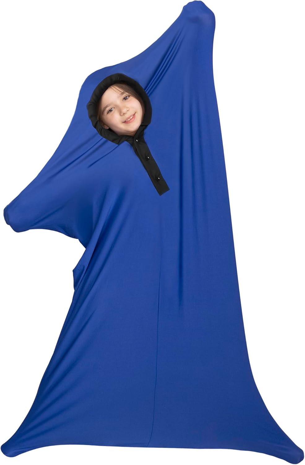 OUTREE Sensory Sock for Kids 6-9 Years, Medium, 43''×27.5'', Good for Height:43'' - 51'', Body Sock Helps Kids Relax and Focus, Sensory Toys for Autistic Children with Carrying Bag, Blue