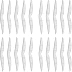 20 Pcs Anti Fog Nose Bridge Pads, Self-Adhesive Silicone Strips to Prevent Glasses Fogging Up While Wearing Masks, Comfortable & Reusable