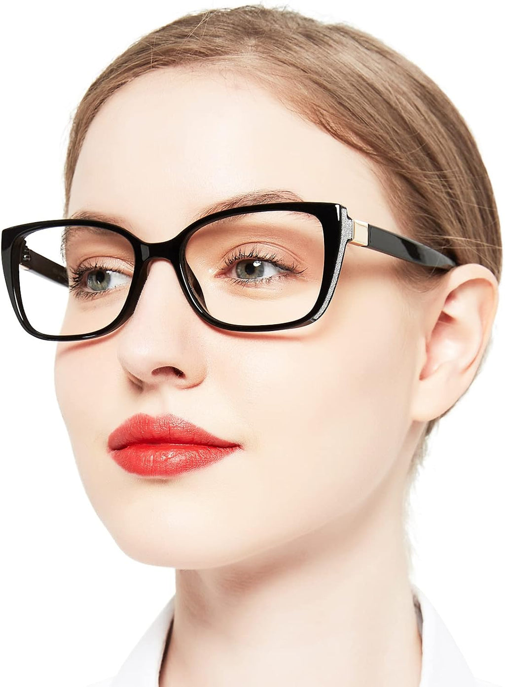 OCCI CHIARI Blue Light Blocking Reading Glasses Women Large Reader