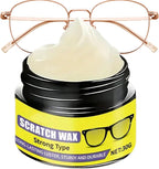 30g Scratch Remover For Eyeglasses, Eyeglass Scratch Remover Lens Polish Wax, Repair Paste With Easy Application, Optical Maintenance For Home School Vacation Travel Outgoing