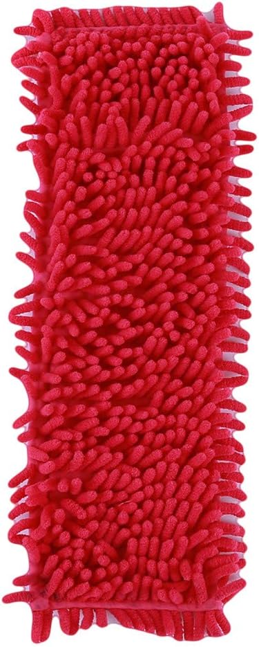 Home Cleaning Pad Coral Velet Refill Household Dust Mop Head Replacement Floor Soft Texture Practical Tool (Red)