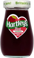 Hartleys Best Raspberry Jam Seedless - 340g - Pack of 2 (340g x 2)