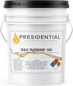 PRESIDENTIAL R&O Turbine Oil 100 - Gas & Steam Turbines - General-Purpose Machine Oil for Rust & Oxidation Prevention & Protection - Made in USA - (5 gal)