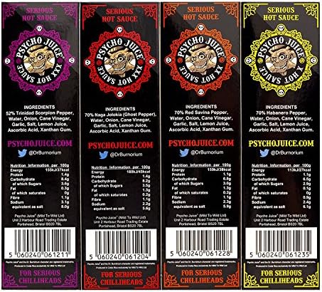 Psycho Juice Mini Four Pack - 4 x 59ml bottles