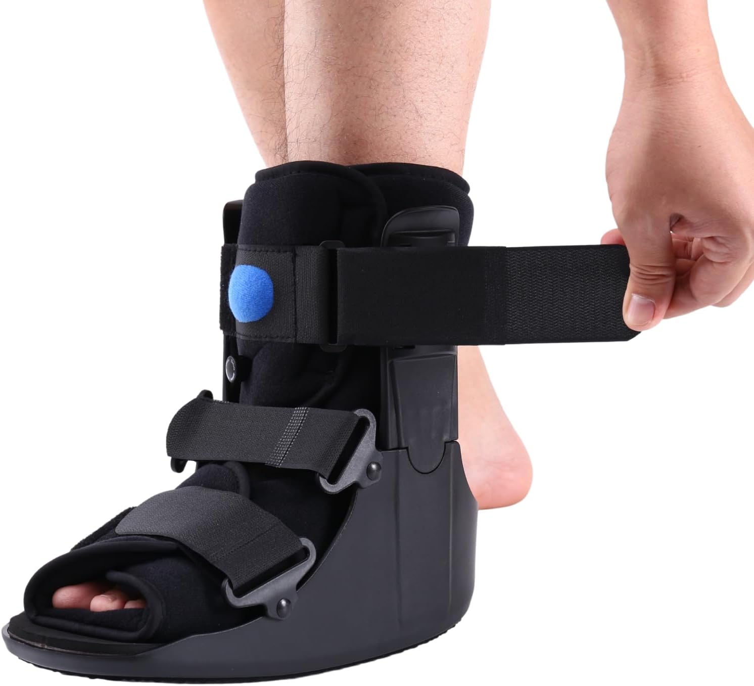Air Walker Boot Medical Short Fracture Boot for Sprained Ankle and Achilles Tendonitis Inflatable Orthopedic Walking Boot for Broken Foot Fracture Recovery