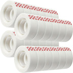 24 Rolls Invisible Tape Refill, Matte-Finish Translucent Tape Refills for Dispenser, 3/4 x 1000 Inches, Engineered for Repairing Correction and Labeling