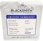 Blacksmith Shop Swedish Skanerost Ground Coffee, 12 oz. (2 pack)