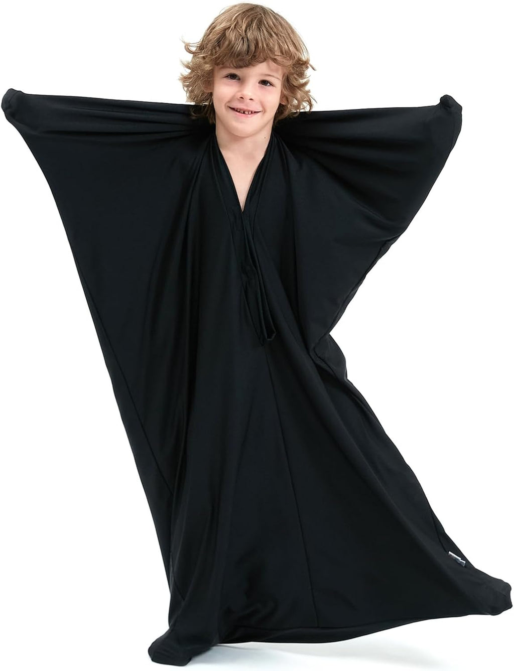 SANHO Dynamic Movement Sensory Sock Body Sock,Medium,6-9 years old, 47''HX27''W, Good for Height:41"-51",Black
