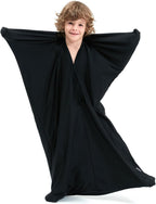 SANHO Dynamic Movement Sensory Sock Body Sock,Medium,6-9 years old, 47''HX27''W, Good for Height:41"-51",Black