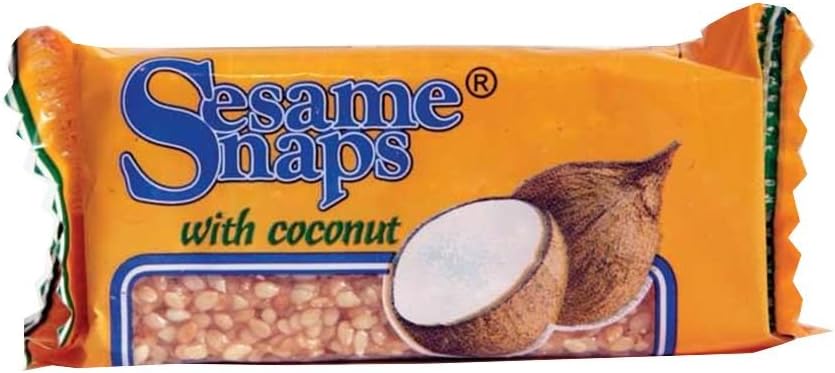 Sesame Snaps with Coconut (4x30g) - Pack of 6