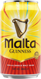Malta Guinness Non-Alcoholic Malt Drink – Pack of 24 (1 Free Can Inside), 330ml Cans | Premium Energy Malt Beverage