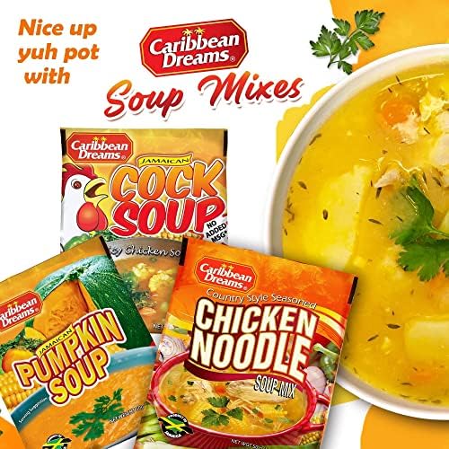 Caribbean Dreams Jamaican Cock Soup Mix, 50g (Pack of 20)