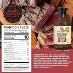 G Hughes Sugar Free BBQ Sauces, Hickory & Original Sugar Free Barbecue Sauces - No Sugar BBQ Sauce, Gluten Free Barbecue Sauce - 18 oz (Pack of 2)