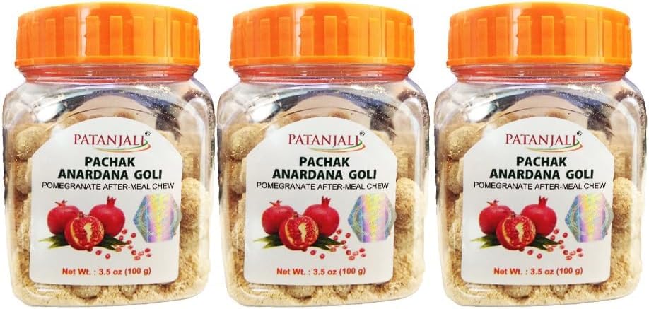 Patanjali Pachak Anardana Goli Pack of 3 (100gm / 3.5 fl oz - Each)