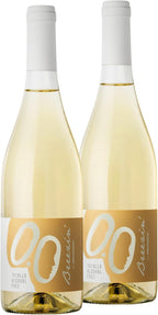 Breezin’ White Dry Non-Alcoholic 0.0% - Fresh and Intense Flavor with Notes of Pear and Tropical Fruit, Perfect for Dinners and Parties - 2 x 750 ml Bottles - Alcohol-Free Made in Italy by Alternativa