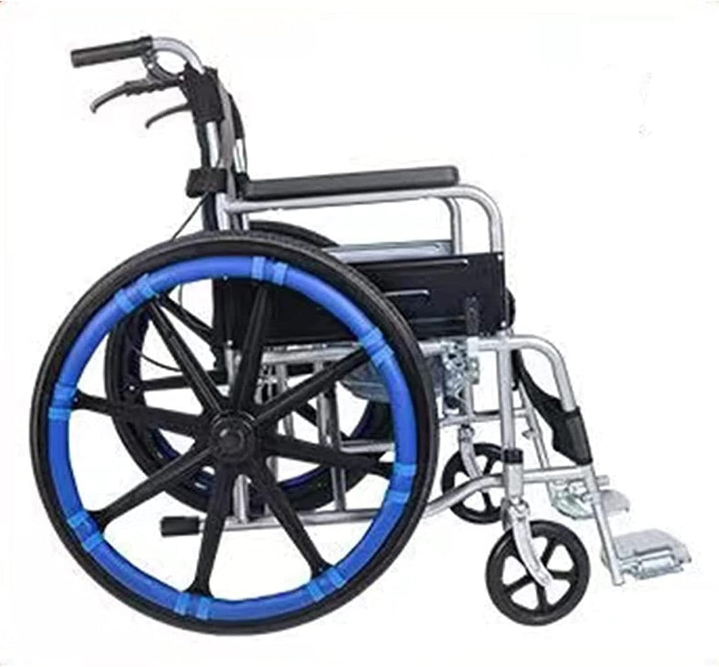 1Pair Wheelchair Push Rim Covers, Wheelchair Push Rim Protective Cover,Rear Wheel Sports Wheelchair Cover, Silicone Hand Push Cover-Improve Grip and Traction (Color : C)