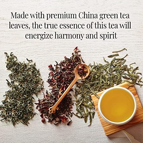 The Republic of Tea - The Peoples Green Tea, 50 Tea Bags, Tin | Gourmet Tea | Caffeinated (Pack of 2)