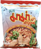 MAMA Spicy Pork Flavor Intant Noodle (Moo Nam Tok) - 1.9oz (pack of 30)