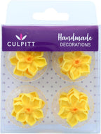Daffodil Cake Toppers - 12 Pack