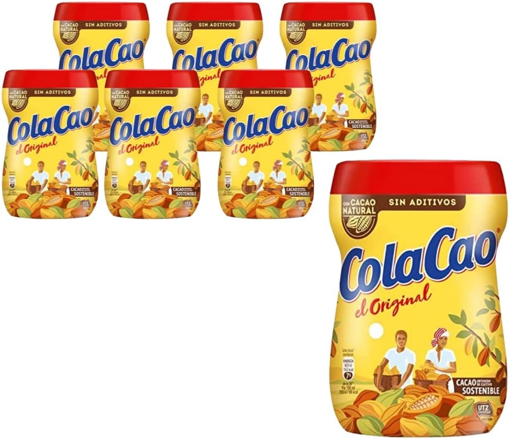 Original Cola Cao Chocolate Drink Mix 6 Pack