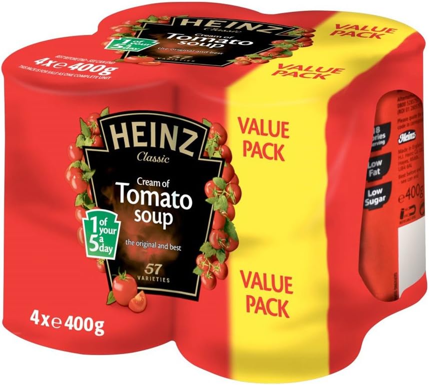 Heinz Cream Of Tomato Soup 4 X 400G