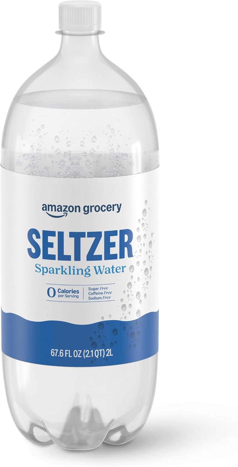 Amazon Grocery, Seltzer Sparkling Water, 67.6 Fl Oz