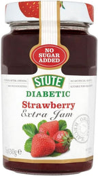 Stute No Added Sugar Diabetic Strawberry Jam (430g) - Pack of 6