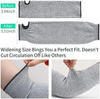 ARCLIBER 2 Pairs Cut Resistant Garden Sleeves Protective Arm Gardening Sleeves for Men & Women with Thumb Hole, 18 inch Arm Guards for Thin Skin, Gardening, Cutting, Pet Grooming