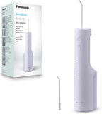 Panasonic 300 Series EW-DJ26-V303 Ultrasonic Dental Water Pulser, Oral Irrigator, 200ml, IPX7, 2 Standard Tips, 5 Pressure Settings, Travel Accessory, Purple