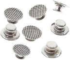 30 Pcs New Dental Lingual Buttons Round 80g Mesh Base Orthodontic Dental Materials Ortho Buttons (Round Button - 30 Pcs)