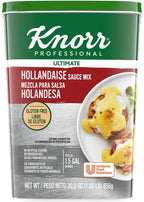Knorr Professional Ultimate Hollandaise Sauce Mix Vegetarian, Gluten Free, No Artificial Flavors or Preservatives, No added MSG, 30.2 oz, Pack of 4