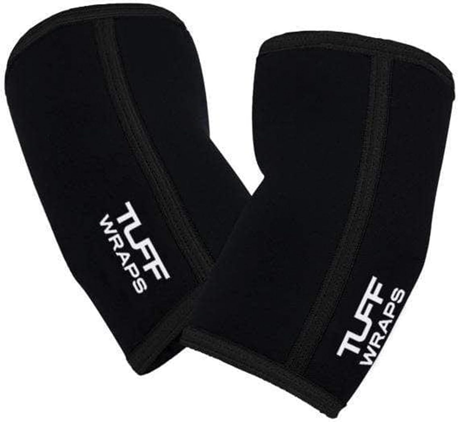 TUFF Power Elbow Sleeves (1 Pair) – 7mm Neoprene Elbow Brace for Weightlifting, Powerlifting & Bench Press | Compression & Joint Support for Strength Training & Injury Prevention – For Men & Women
