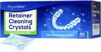 Cleaning Crystals for Clear Dentures and Retainers, (60 Packets)