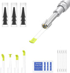 ScopeAround Ear Spoon with Ear Camera Otoscope Accessories, Compatible with Digital Otoscope, Includes 9 Speculums, 4 Ear Picks, and 1 Pack of Q-Tips, Lens Diameter: 3.9mm
