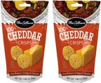 Mrs. Cubbison's Cheese Crisps - 100% Real Cheese, Keto Friendly, Great for Snacking and Salad Topper - Cheddar Flavor (1.98 Ounce (Pack of 2))