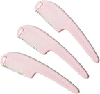 Tweezerman Prep and Plane Facial Razors for Hair Removal and Exfoliation, 3 Count