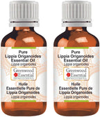 Greenwood Essential Pure Lippia Origanoides Essential Oil (Lippia origanoides) Steam Distilled (Pack of Two) 100ml X 2 (6.76 oz)